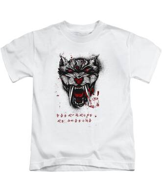 Sabertooth Tiger Kids T-Shirts