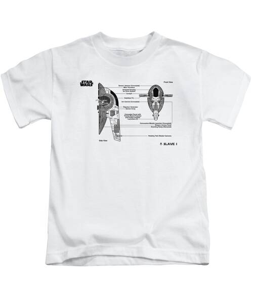 Slave Leia Kids T-Shirts