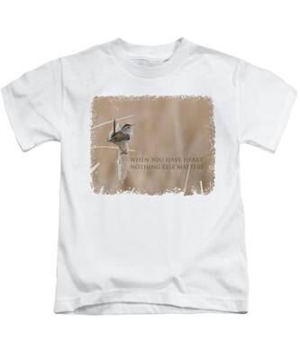 Marsh Wren Kids T-Shirts