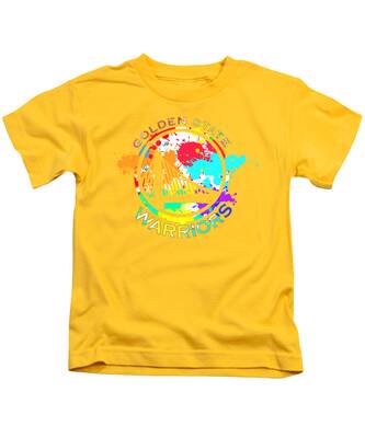 Draymond Green Golden State Warriors Abstract Art 2 Kids T-Shirt by Joe  Hamilton - Fine Art America