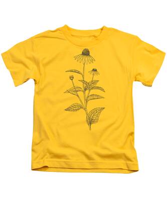 Echinacea Kids T-Shirts