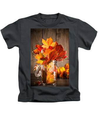 Autumn Leaves Kids T-Shirts