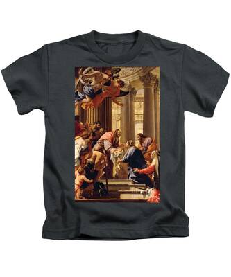 Jesus In The Temple Kids T-Shirts
