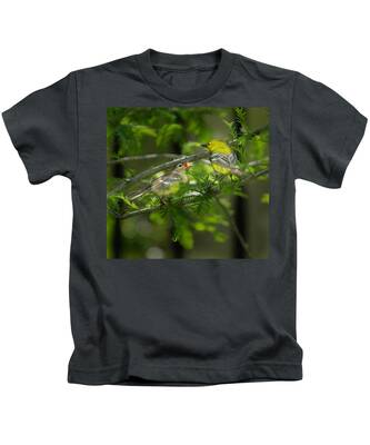 Pine Warbler Kids T-Shirts