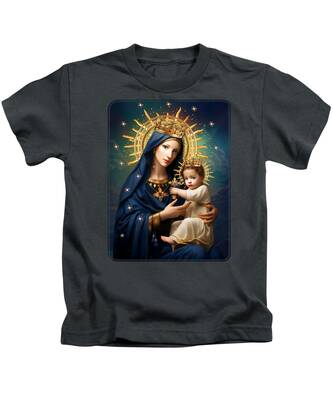 Madonna And Child Kids T-Shirts