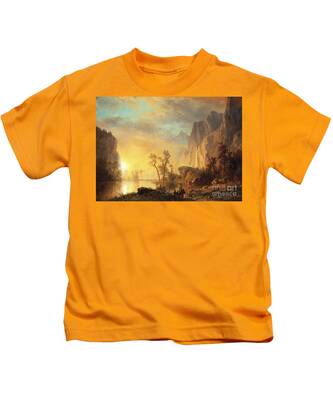 Albert Bierstadt Kids T-Shirts