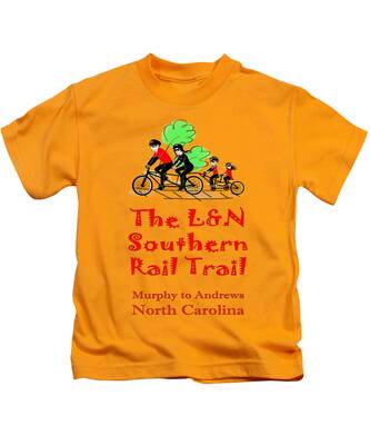 Bike Path Kids T-Shirts