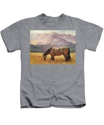 Cutting Horses Kids T-Shirts