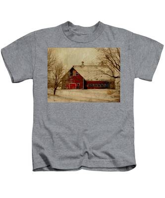 Red Rust Decay Metal Kids T-Shirts