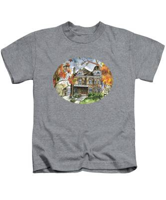 Victorian Architecture Kids T-Shirts