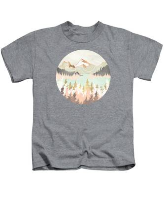Landscape With Trees Kids T-Shirts