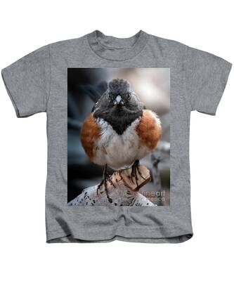 Spotted Towhee Kids T-Shirts