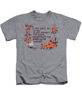 Sepia Flower Kids T-Shirts