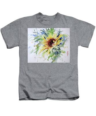 Wet Into Wet Watercolor Kids T-Shirts