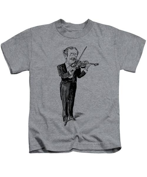 Classical Violinist Kids T-Shirts