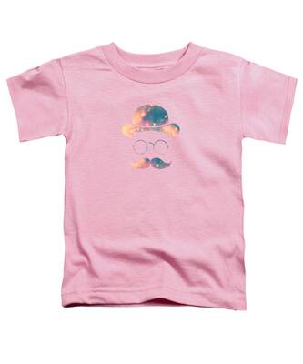Pink And White Toddler T-Shirts