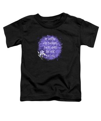 Purple Iris Toddler T-Shirts