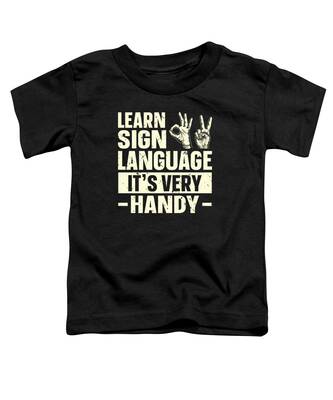 Sign Language Toddler T-Shirts