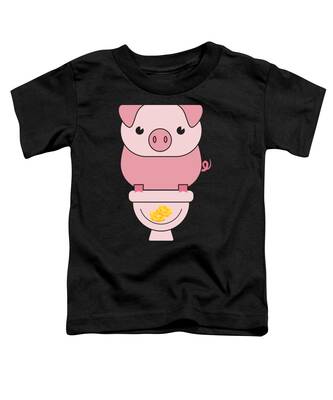 Piggy Bank Toddler T-Shirts