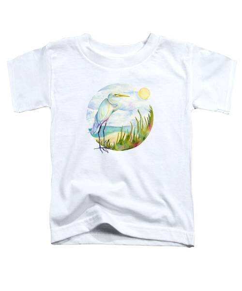 Great White Egret Toddler T-Shirts