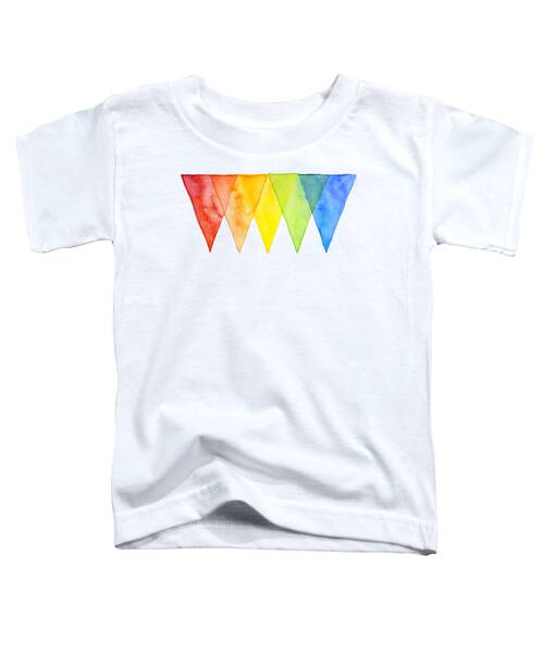Yellow Triangle Toddler T-Shirts