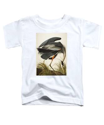 Heron Drawings Toddler T-Shirts