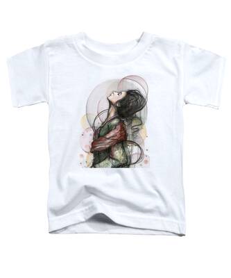 Watercolor Sketch Toddler T-Shirts