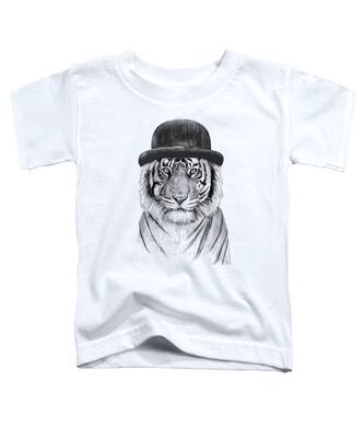 White Tiger Toddler T-Shirts