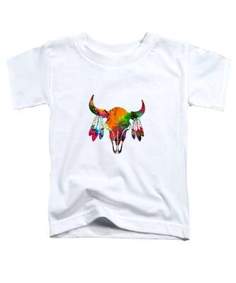 Buffalo Skull Toddler T-Shirts