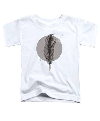 Black Feathers Toddler T-Shirts