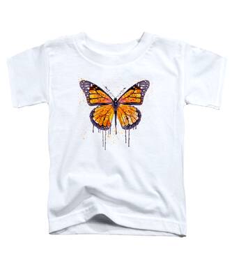 Yellow Butterfly Toddler T-Shirts