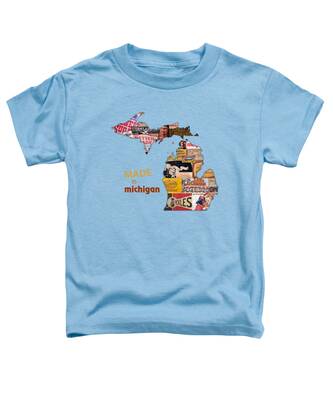 Detroit Michigan Toddler T-Shirts