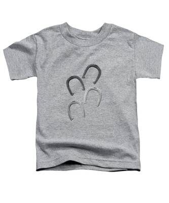 Black And White Horse Toddler T-Shirts