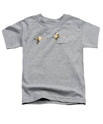 Trumpeter Swan Toddler T-Shirts