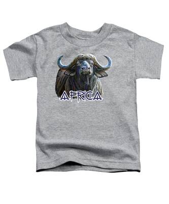 Cape Buffalo Toddler T-Shirts