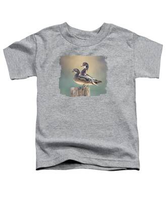 Male Wood Duck Toddler T-Shirts