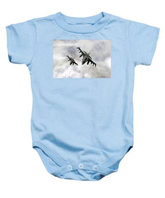 General Dynamics F-16 Fighting Falcon Baby Onesies