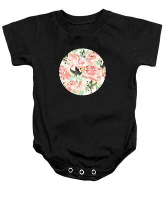 Contemporary Floral Baby Onesies