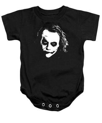 Joker Face Paint Printed Baby Grow 