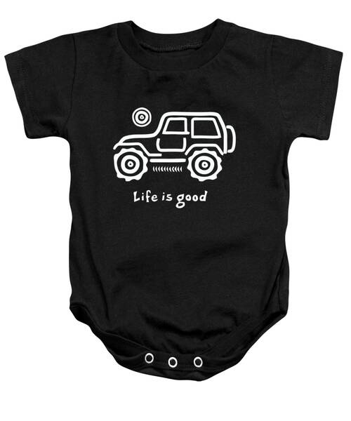 Life Is Good Jeep Baby Onesies