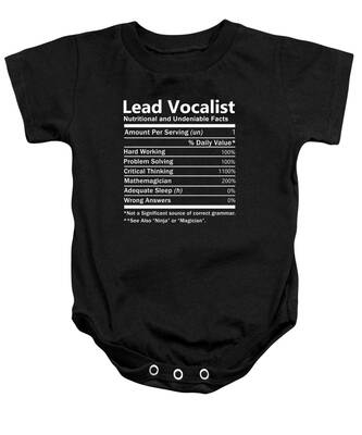 Lead Vocalist Baby Onesies