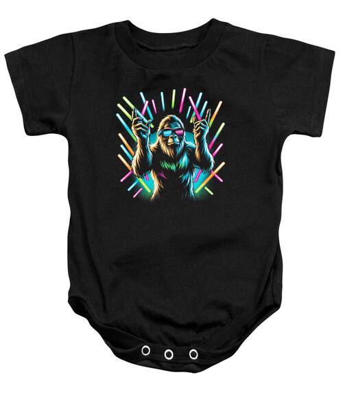 Raver Bigfoot Baby Onesie