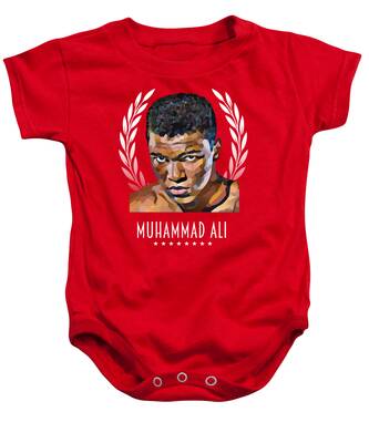 Muhammad Ali Baby Onesies