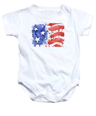 Red White And Blue Baby Onesies