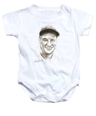 Lou Gehrig Baby Onesies