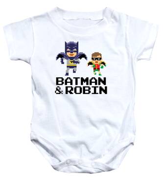 Batman And Robin Baby Onesies - Pixels