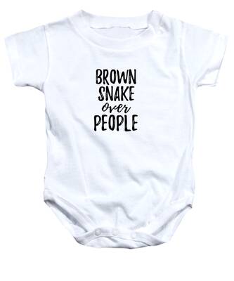 Brown Snake Baby Onesies