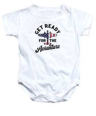Fighter Aircraft Baby Onesies