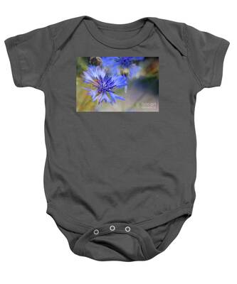 Centaurea Cyanus Baby Onesies