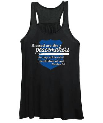 Blessed Are The Peacemakers Women's Tank Tops